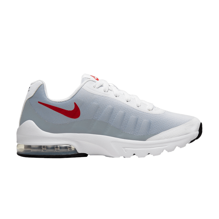 Nike Air Max Invigor GS 'White Wolf Grey Red' — White/University Red/Wolf Grey/Black