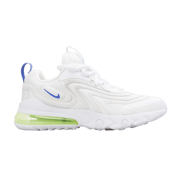 Nike Air Max 270 React ENG GS 'White Sapphire Laser Orange' — White/Sapphire/Laser Orange