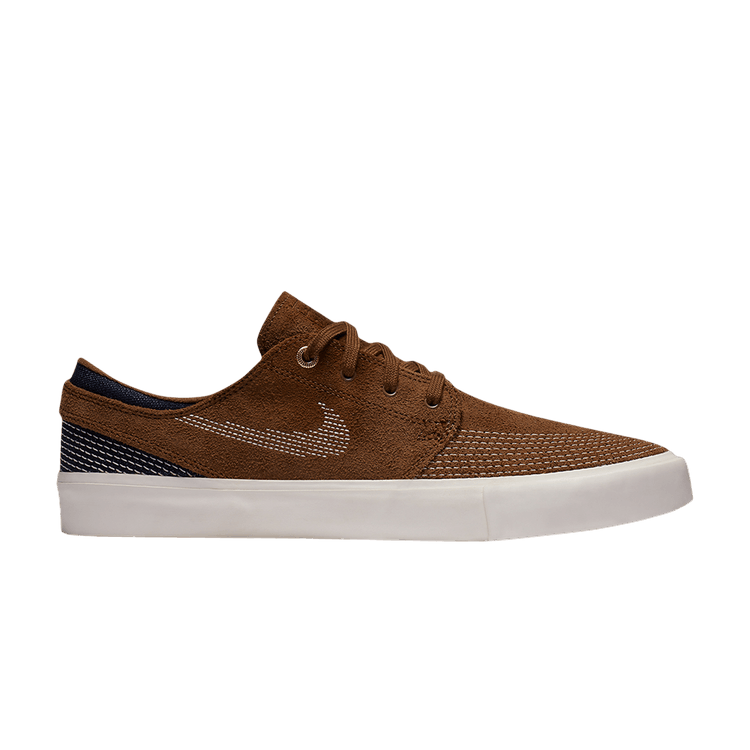 Nike Zoom Stefan Janoski RM Premium SB 'Sashiko Pack - Brown' — Yukon Brown/Sail/Mystic Navy