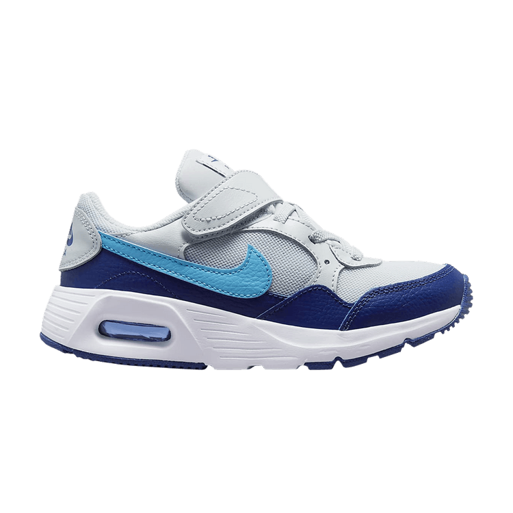 Nike Air Max SC PS 'Pure Platinum Blue Lightning' — Pure Platinum/White/Deep Royal Blue/Blue Lightning
