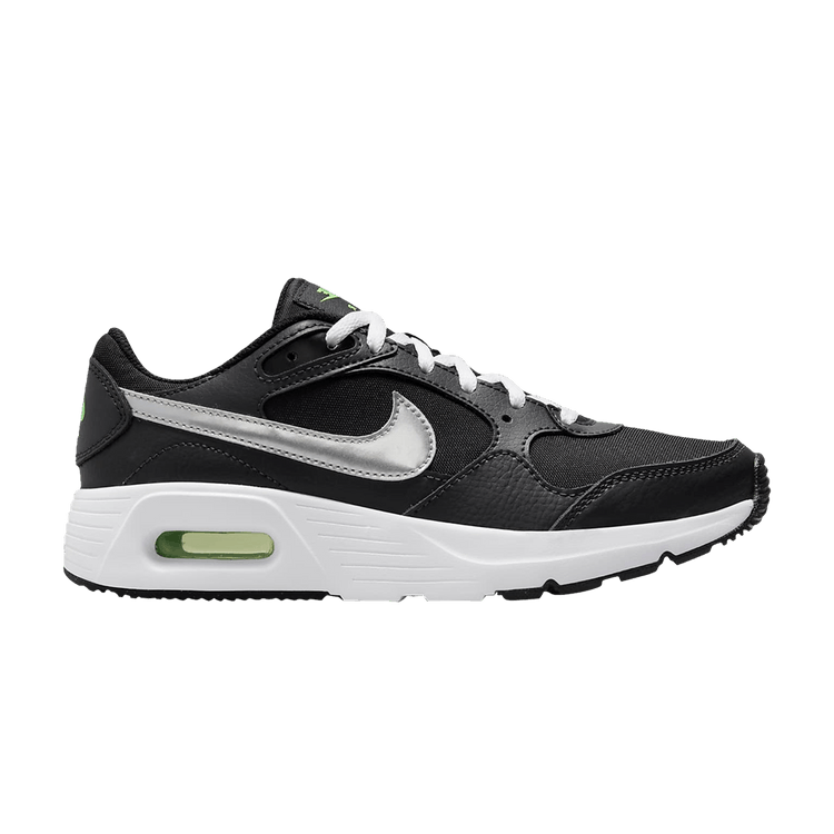 Nike Air Max SC GS 'Black Chrome' — Black/Dark Smoke Grey/Green Strike/Chrome