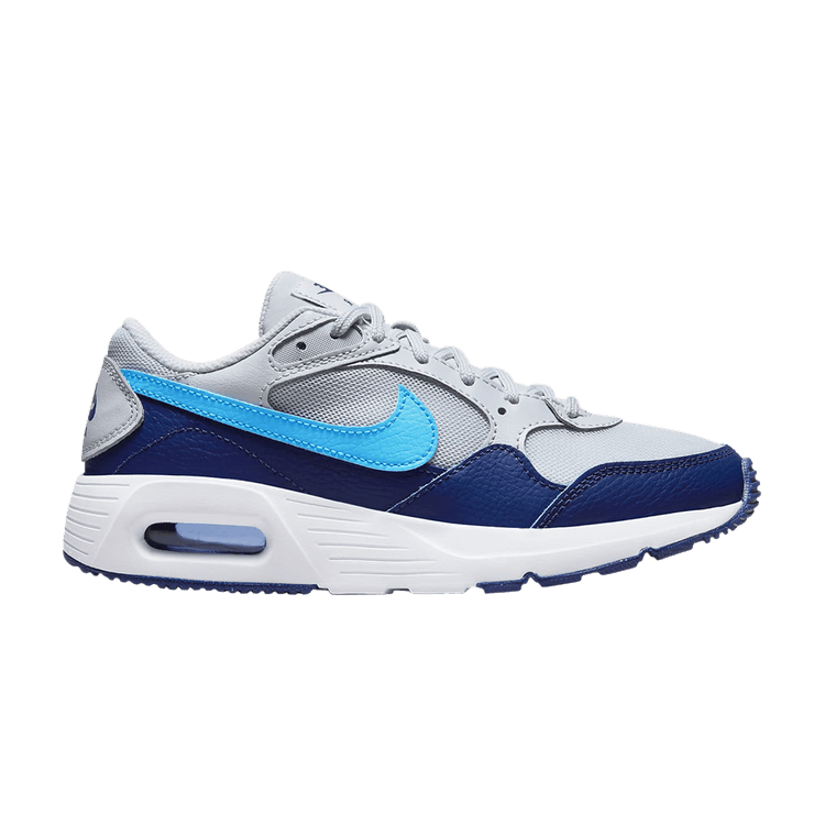 Nike Air Max SC GS 'Pure Platinum Blue Lightning' — Pure Platinum/White/Deep Royal Blue/Blue Lightning