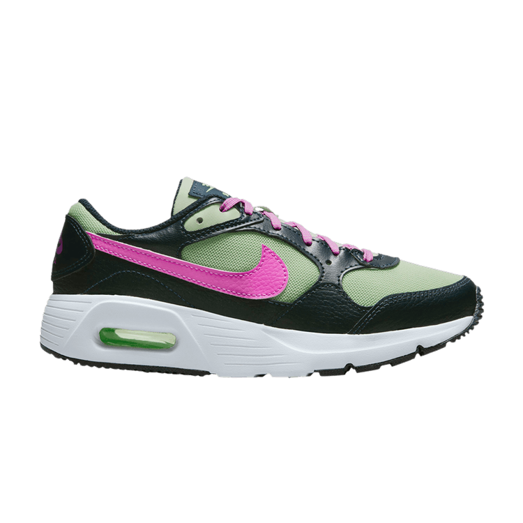 Nike Air Max SC GS 'Honeydew Fuchsia Dream' — Honeydew/Dark Obsidian/Lime Blast/Fuchsia Dream