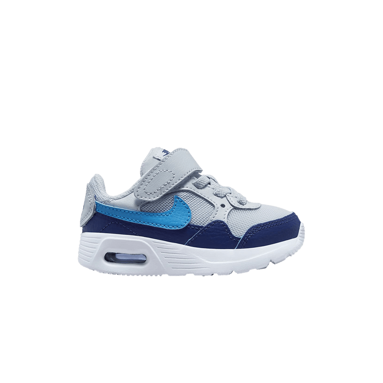 Nike Air Max SC TD 'Pure Platinum Blue Lightning' — Pure Platinum/White/Deep Royal Blue/Blue Lightning