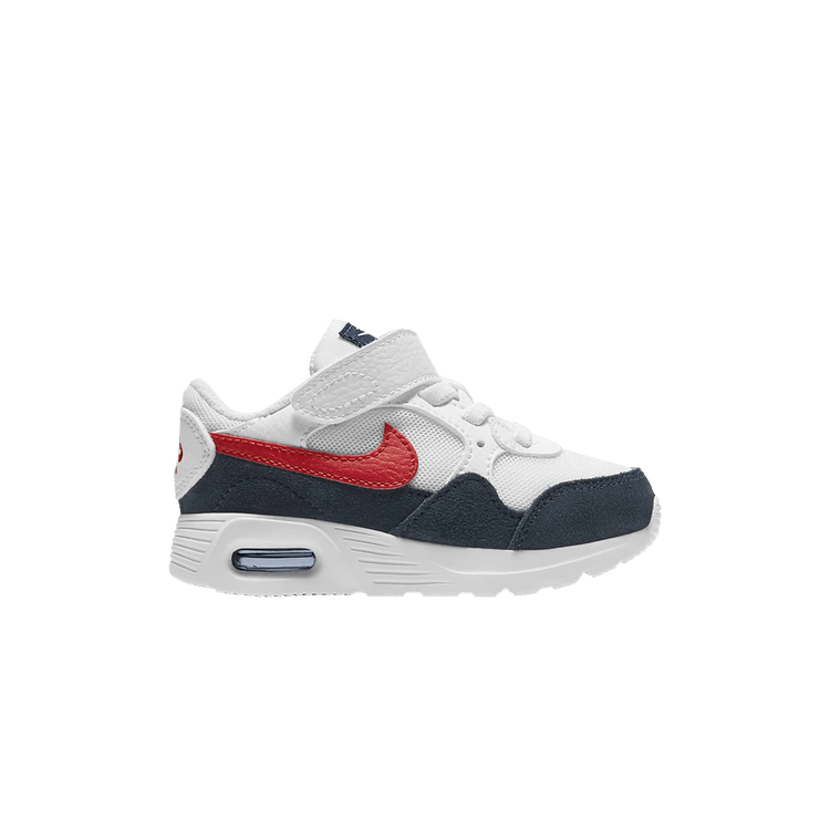 Nike Air Max SC TD 'Obsidian University Red' — White/Obsidian/University Red