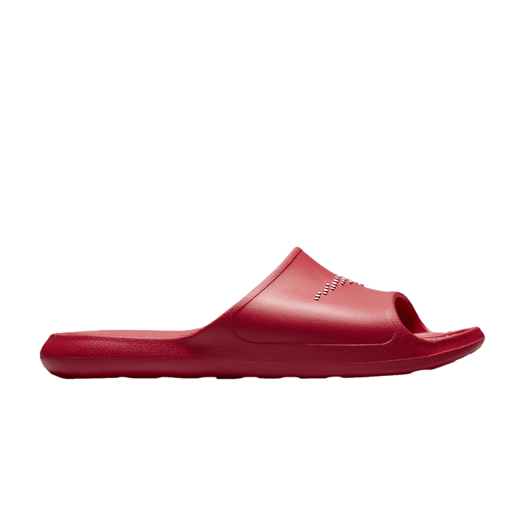 Nike Victori One Slide 'Polka Swoosh - University Red' — University Red/White