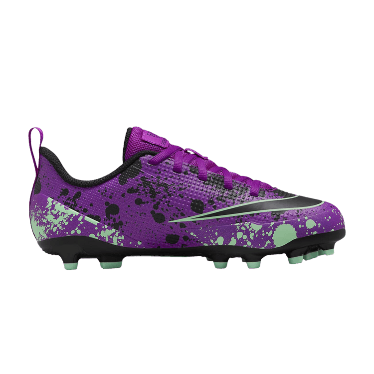 Nike Alpha Huarache 8 GS 'Vivid Purple Paint Splatter' — Vivid Purple/Green Glow/Black