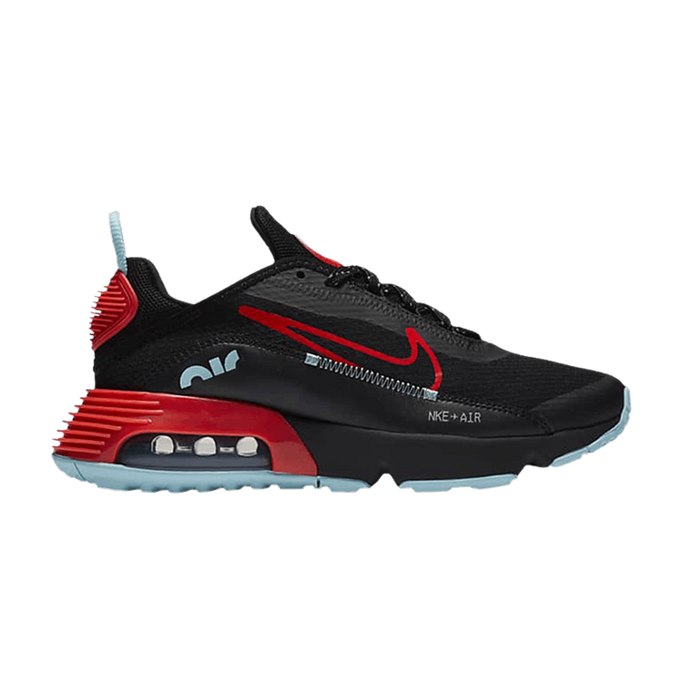 Nike Air Max 2090 GS 'Black Crimson' — Black/Glacier Ice/Bright Crimson
