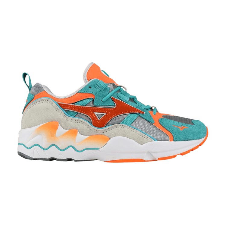 Mizuno Wave Rider 1 S 'Steel Grey Orange Clown Fish' — Steel Grey/Orange Clown Fish/Ceramic