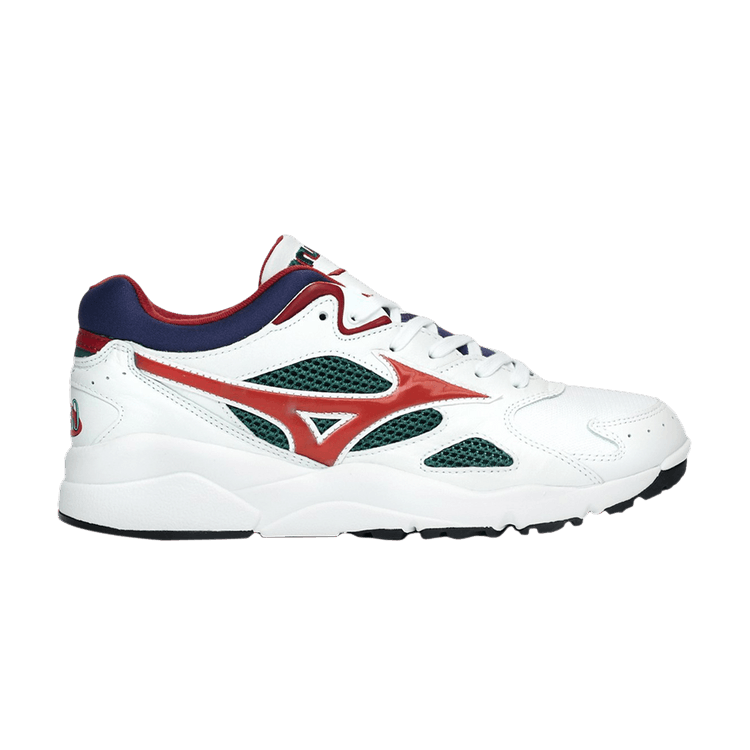 CareFree x Mizuno Sky Medal ''90s' — White/Fading Red/Jasper Green