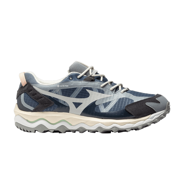 Mizuno Wave Mujin TL GORE-TEX 'Vintage Indigo' — Vintage Indigo/Vaporous Grey/Spray