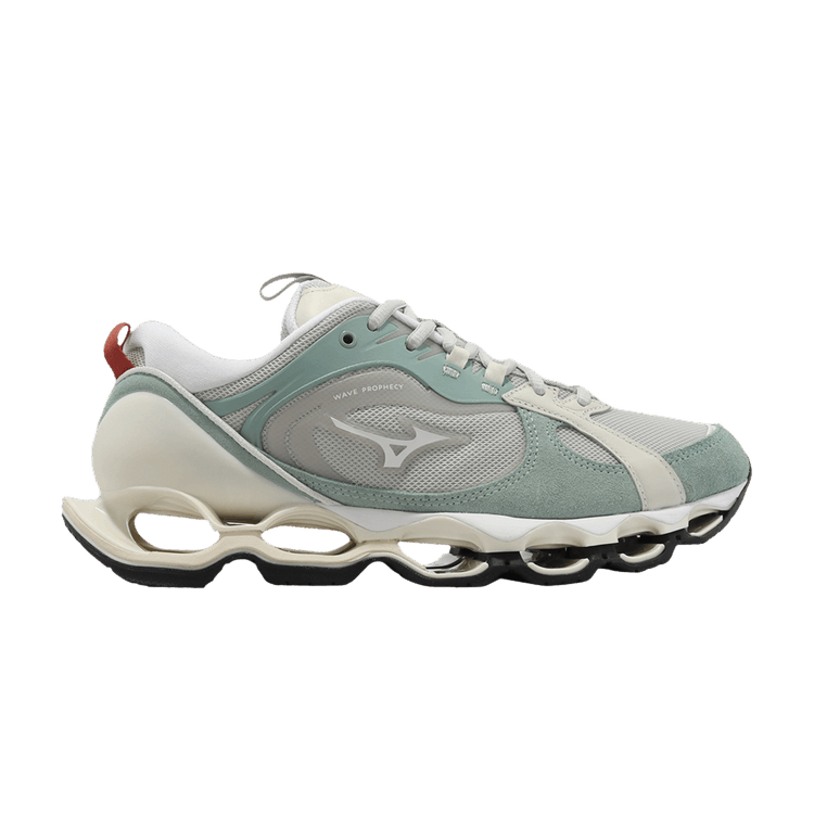 Mizuno Wave Prophecy Beta 2 'Grey Violet Blue Surf' — Grey Violet/Snow White/Blue Surf