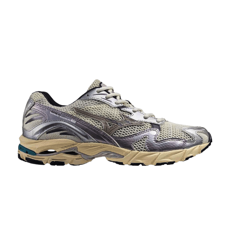 Mizuno Wave Rider 10 'Snow White Greystone' — Snow White/Lilac Marble/Greystone