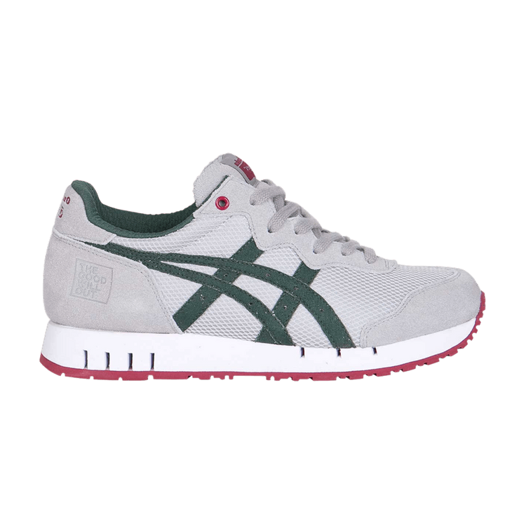 The Good Will Out x Onitsuka Tiger X-Caliber 'Silver Knight' — Light Grey/Dark Green