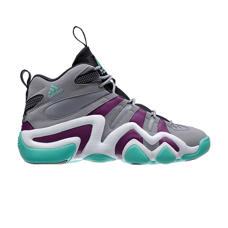 Adidas Crazy 8 'Grey Bahia Mint' — Grey/Tribe Purple/Bahia Mint