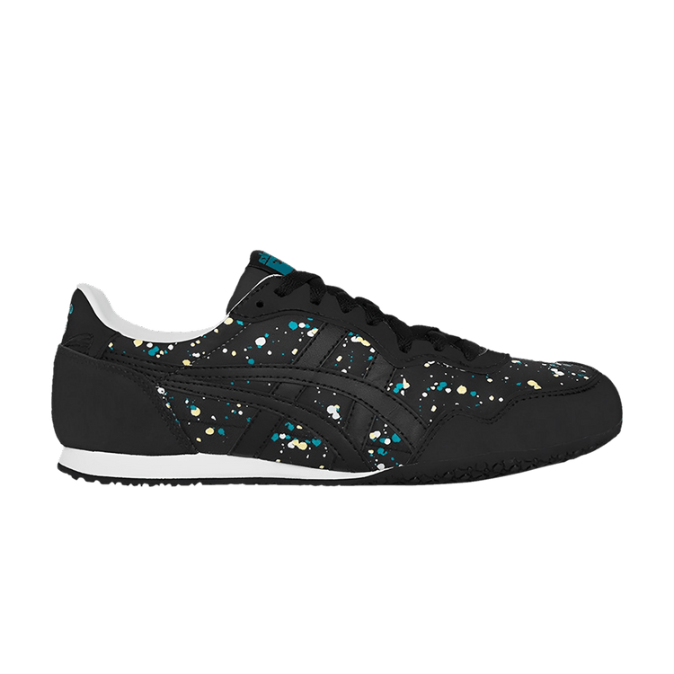 Onitsuka Tiger Wmns Serrano 'Black Paint Splatter' — Black/Black