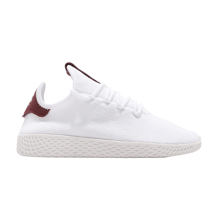 Pharrell Williams x adidas Wmns Tennis Hu 'Collegiate Burgundy' — Footwear White/Footwear White/Collegiate Burgundy