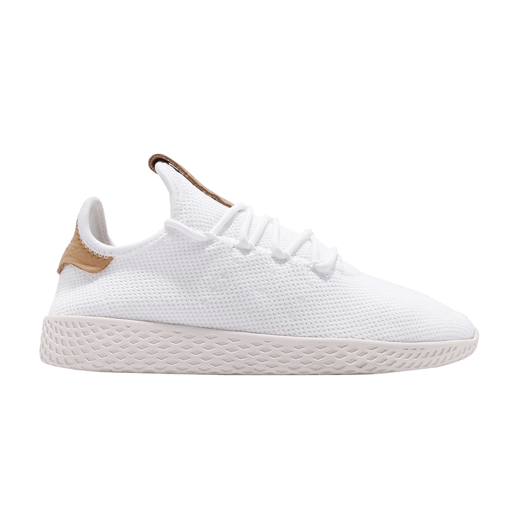 Pharrell Williams x adidas Wmns Tennis Hu 'Raw Sand' — Footwear White/Footwear White/Raw Sand