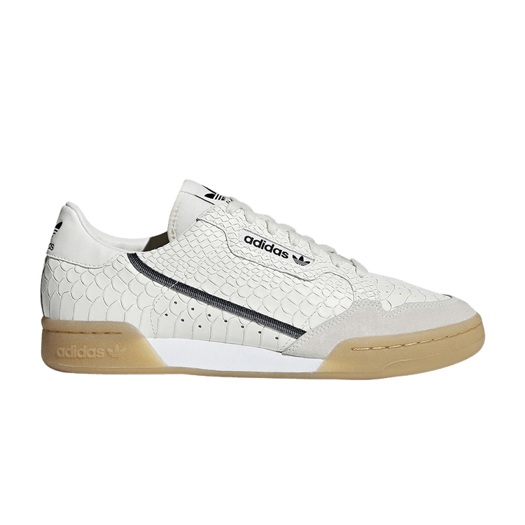 Adidas Continental 80 'White Python' — Chalk White/Carbon/Grey