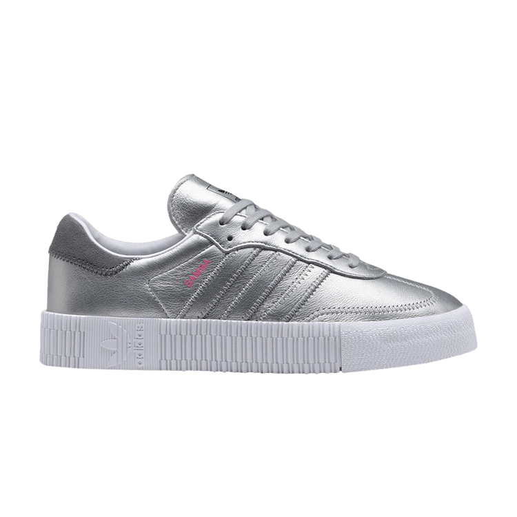 Adidas Wmns Samba Rose 'Lux Luster' — Silver Metallic/Silver Metallic/Orchid Tint