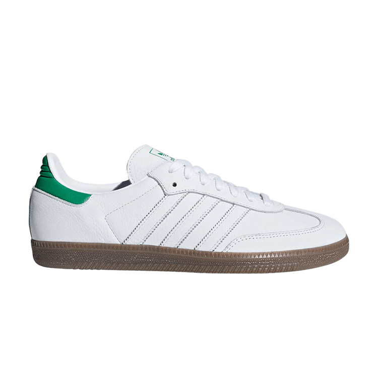 Adidas Samba 'Cloud White Green Gum' — Cloud White/Green/Gum