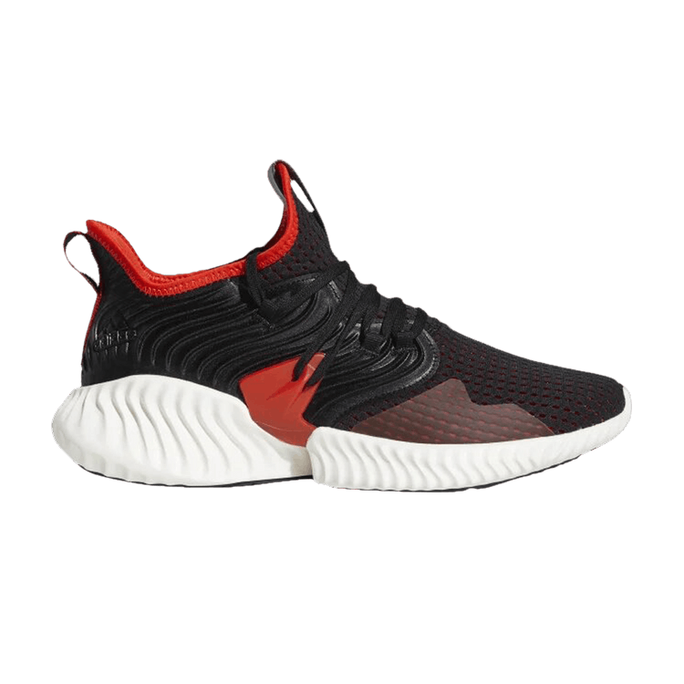 Adidas Alphabounce Instinct Clima 'Black Active Red' — Core Black/Active Red/Core Black