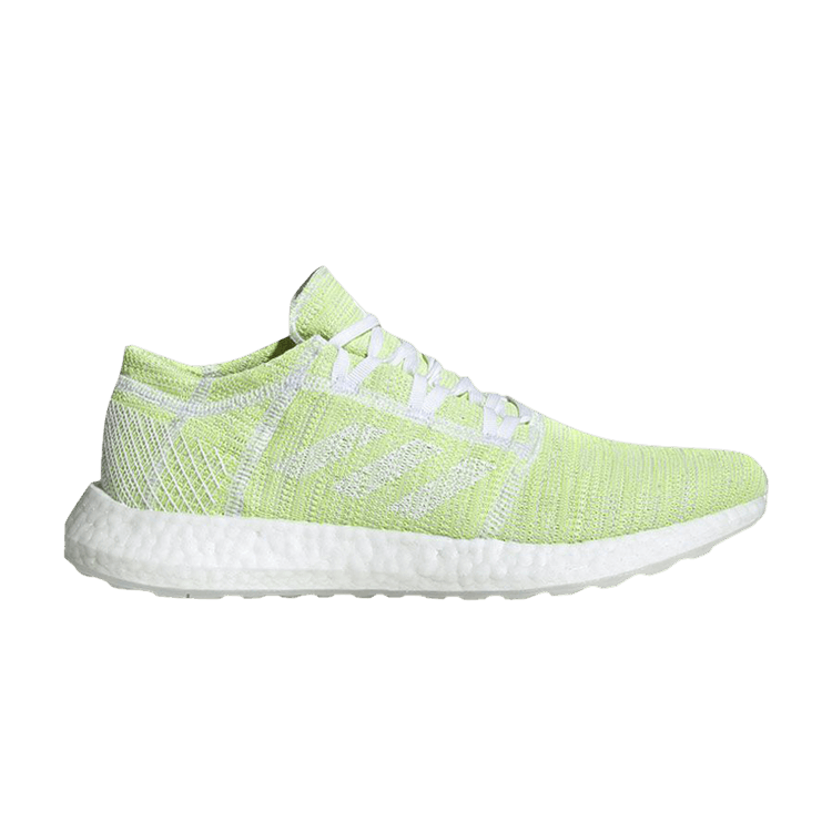 Adidas PureBoost Go LTD 'White Hi-Res Yellow' — Footwear White/Footwear White/Hi-Res Yellow