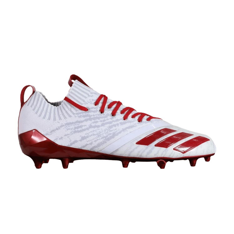 Adidas Adizero 5-Star 7.0 Primeknit 'White Team Collegiate Red' — Footwear White/Team Collegiate Red/Silver Metallic
