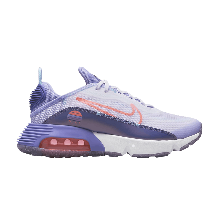 Nike Air Max 2090 SE GS 'Dark Purple Dust' — White/Dark Purple Dust/Light Thistle/Bright Mango