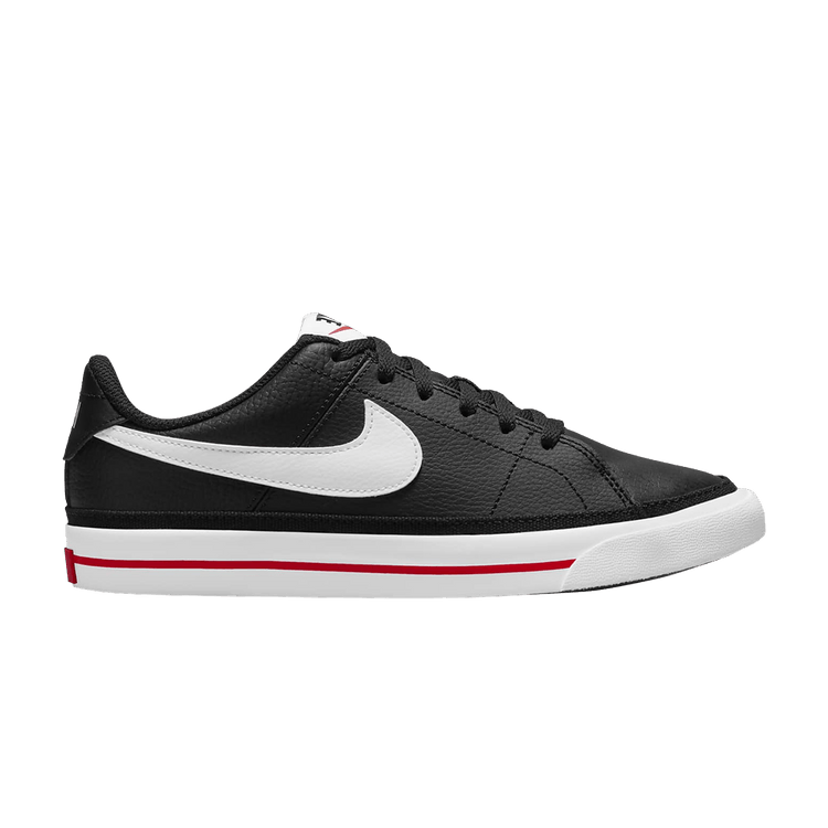 Nike Court Legacy GS 'Black University Red' — Black/University Red/White
