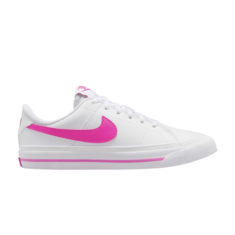 Nike Court Legacy GS 'White Laser Fuchsia' — White/Laser Fuchsia
