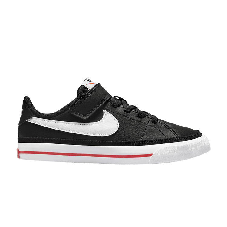 Nike Court Legacy PS 'Black University Red' — Black/University Red/White