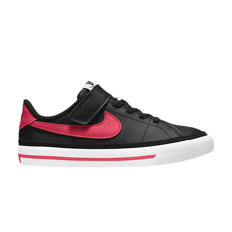 Nike Court Legacy PS 'Black Siren Red' — Black/White/Siren Red