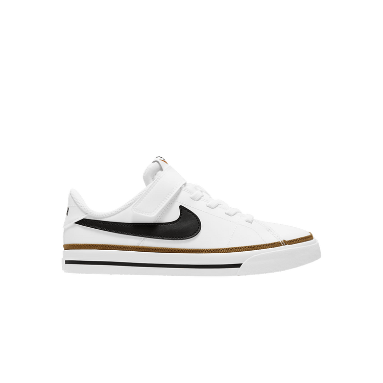 Nike Court Legacy PS 'White Desert Ochre' — White/Desert Ochre/Gum Light Brown/Black