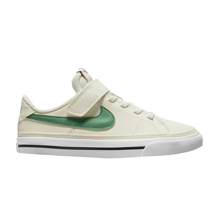 Nike Court Legacy PS 'Sail Green Noise' — Sail/Black/Gum Light Brown/Green Noise