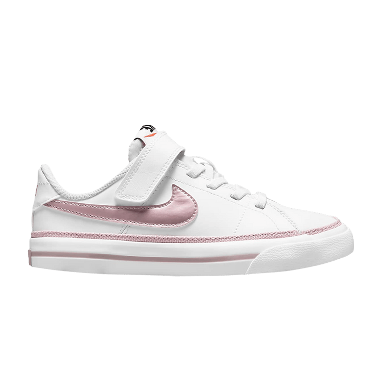 Nike Court Legacy PS 'White Pink Glaze' — White/Light Violet Ore/Pink Glaze