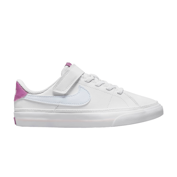 Nike Court Legacy PS 'White Cosmic Fuchsia' — White/Cosmic Fuchsia/Pearl Pink/Football Grey