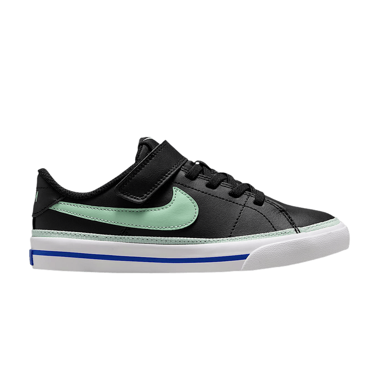 Nike Court Legacy PS 'Black White Game Royal' — Black/White/Game Royal/Arctic Green
