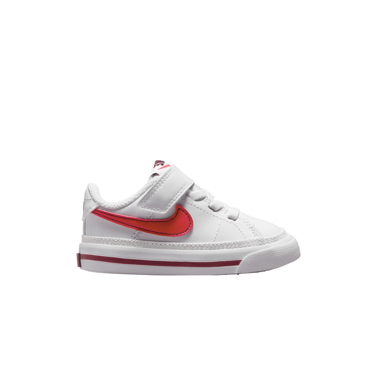 Nike Court Legacy Lift TD 'White Bright Crimson' — White/Team Red/Bright Crimson