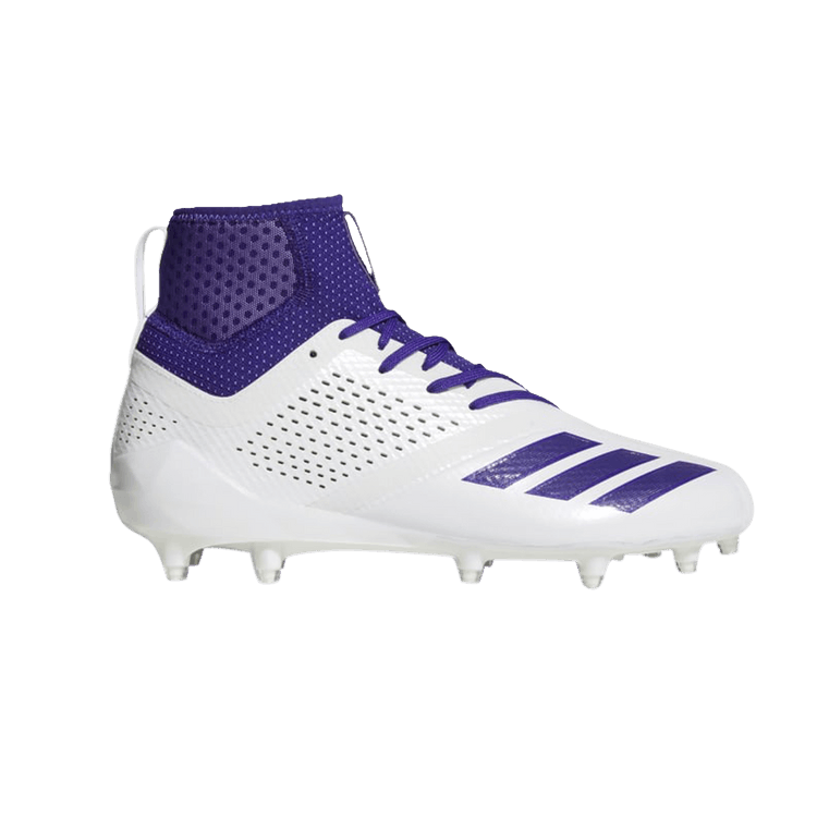 Adidas Adizero 5-Star 7.0 SK 'White Purple' — Cloud White/Collegiate Purple/Collegiate Purple