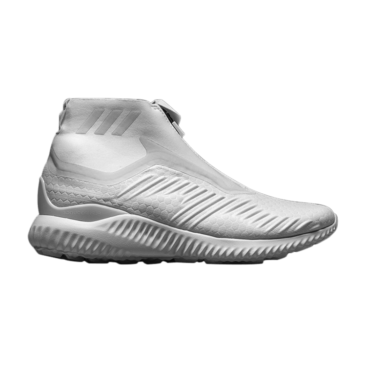 Adidas Alphabounce Zip 'Crystal White' — White/Crystal White/Core Black