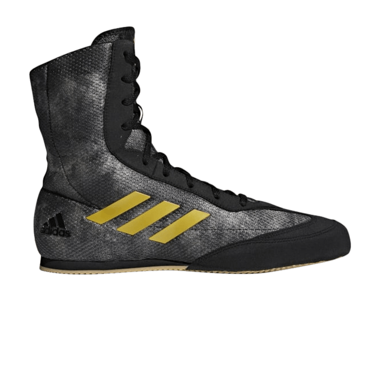 Adidas Box Hog Plus 'Core Black' — Core Black/Matte Gold/Red Gold