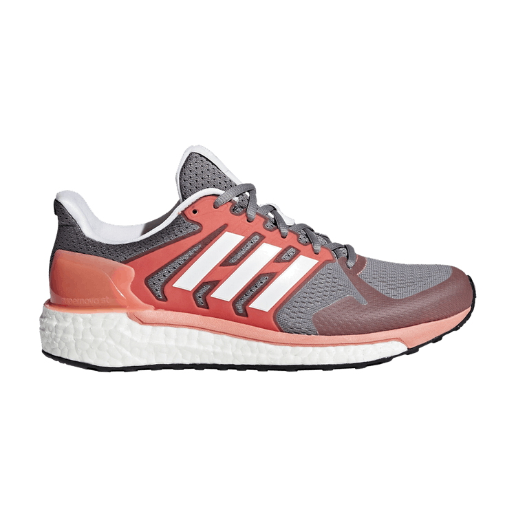 Adidas Wmns Supernova ST 'Grey Chalk Coral' — Grey Three/Footwear White/Chalk Coral
