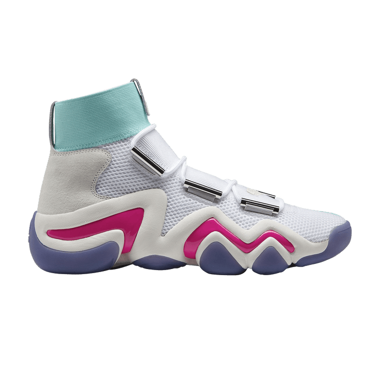 Nice Kicks x adidas Crazy 8 ADV 'White Lined Emerald' — White/Teal/Purple