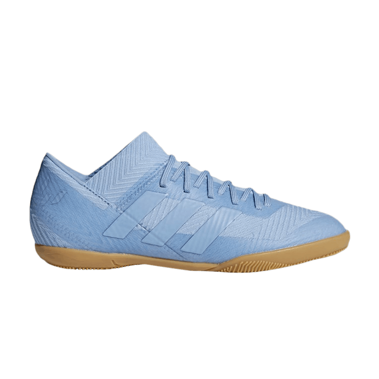Adidas Nemeziz Messi Tango 18.3 J 'Ash Blue Gum' — Ash Blue/Ash Blue/Gold Metallic