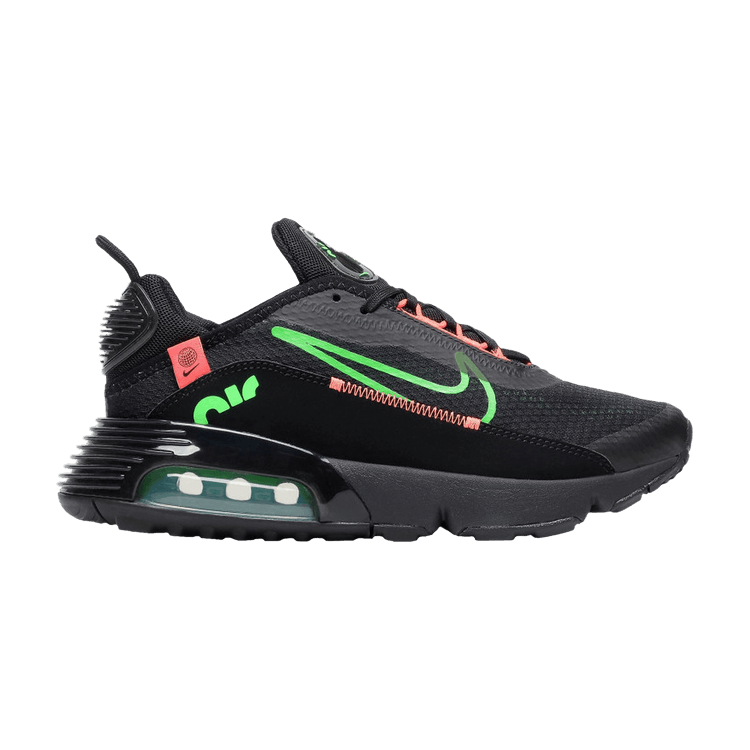 Nike Air Max 2090 GS 'Black Green Strike Crimson' — Black/Green Strike/Flash Crimson