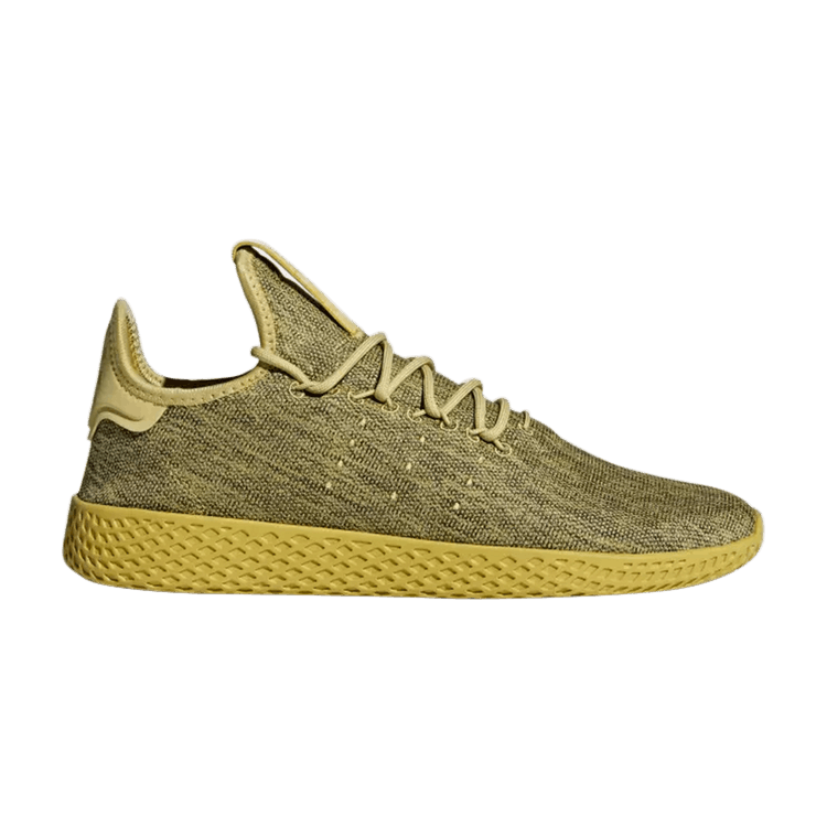 Pharrell x adidas Tennis Hu 'Dip-Dyed' — Pyrite/Pyrite/Chalk White