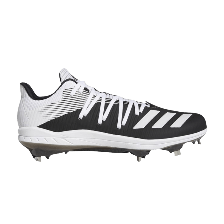 Adidas Adizero Afterburner 6 'Black White' — Core Black/Cloud White/Silver Metallic