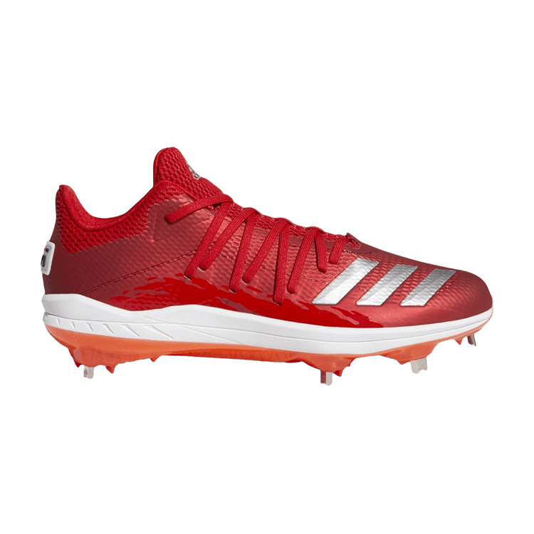 Adidas Adizero Afterburner 6.0 'Scarlet' — Scarlet/Silver Metallic/Active Red