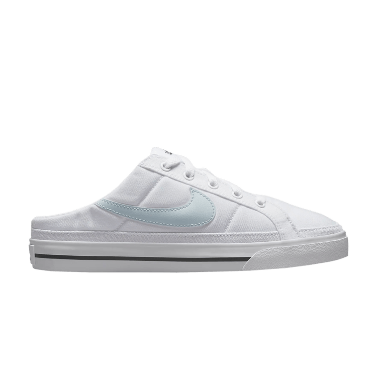 Nike Wmns Court Legacy Mule 'White Football Grey' — White/White/Black/Football Grey